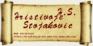 Hristivoje Stojaković vizit kartica
